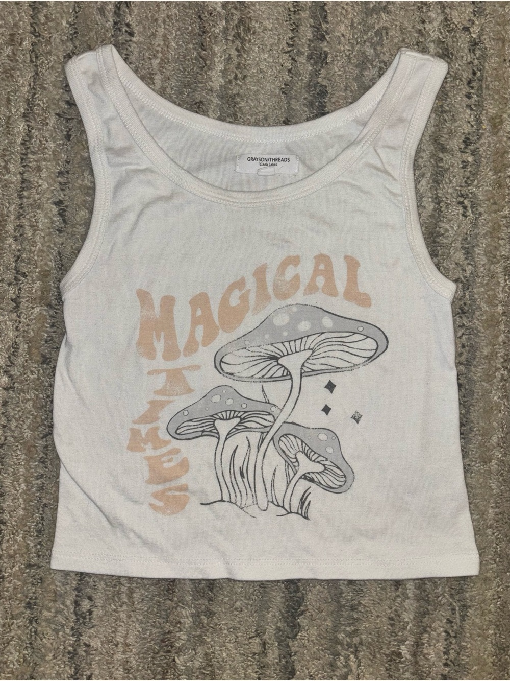 Cropped "Magical" Graphic Tank Top